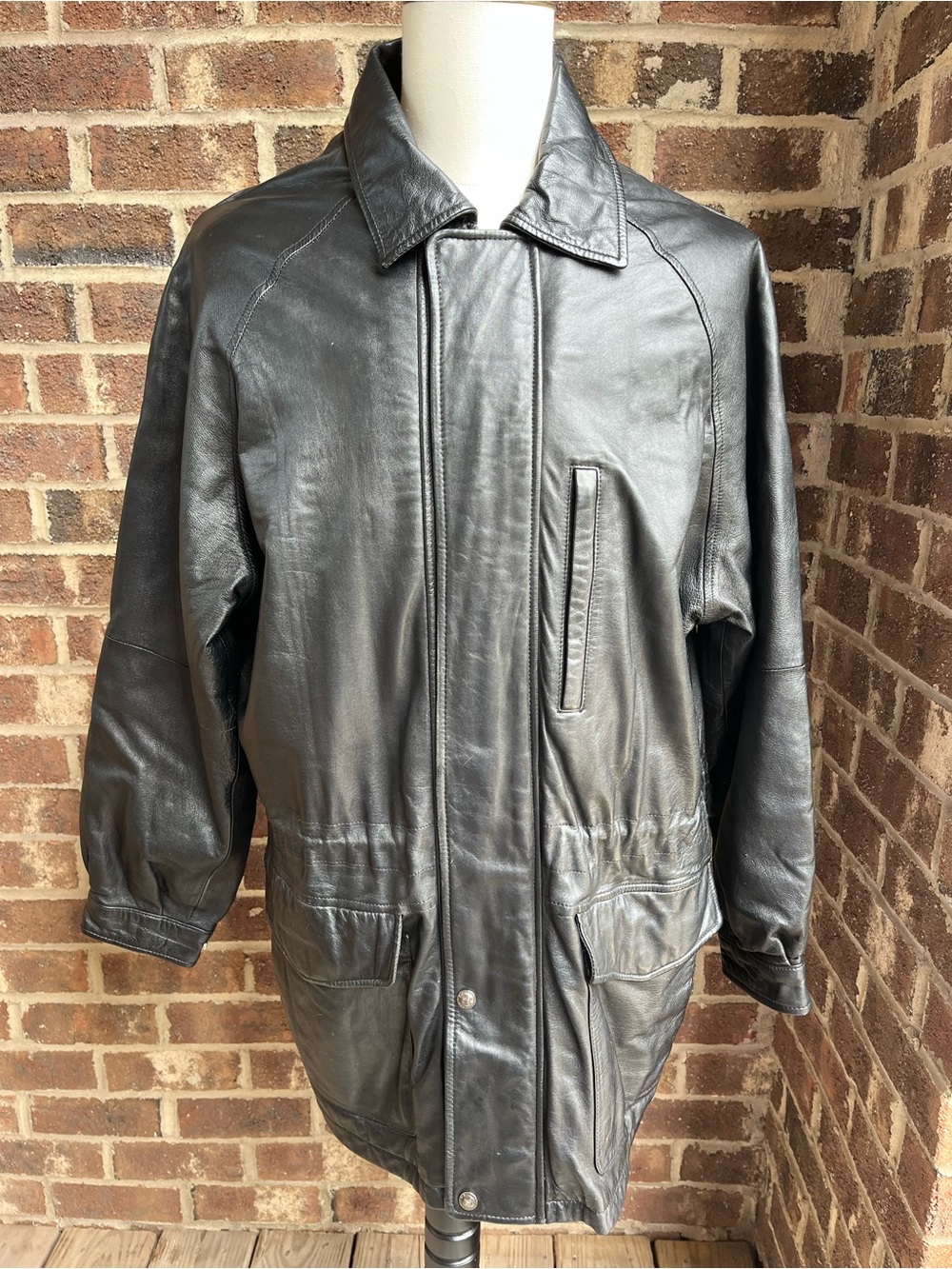 Wilsons Leather Men's Black Leather Jacket